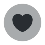 Heart Circle SVG Icon